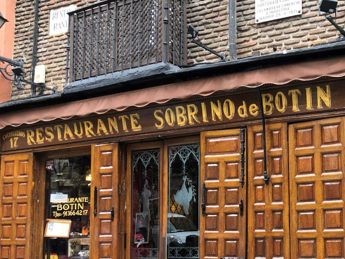 Sobrino de Botín: Madrid’s Oldest Restaurant